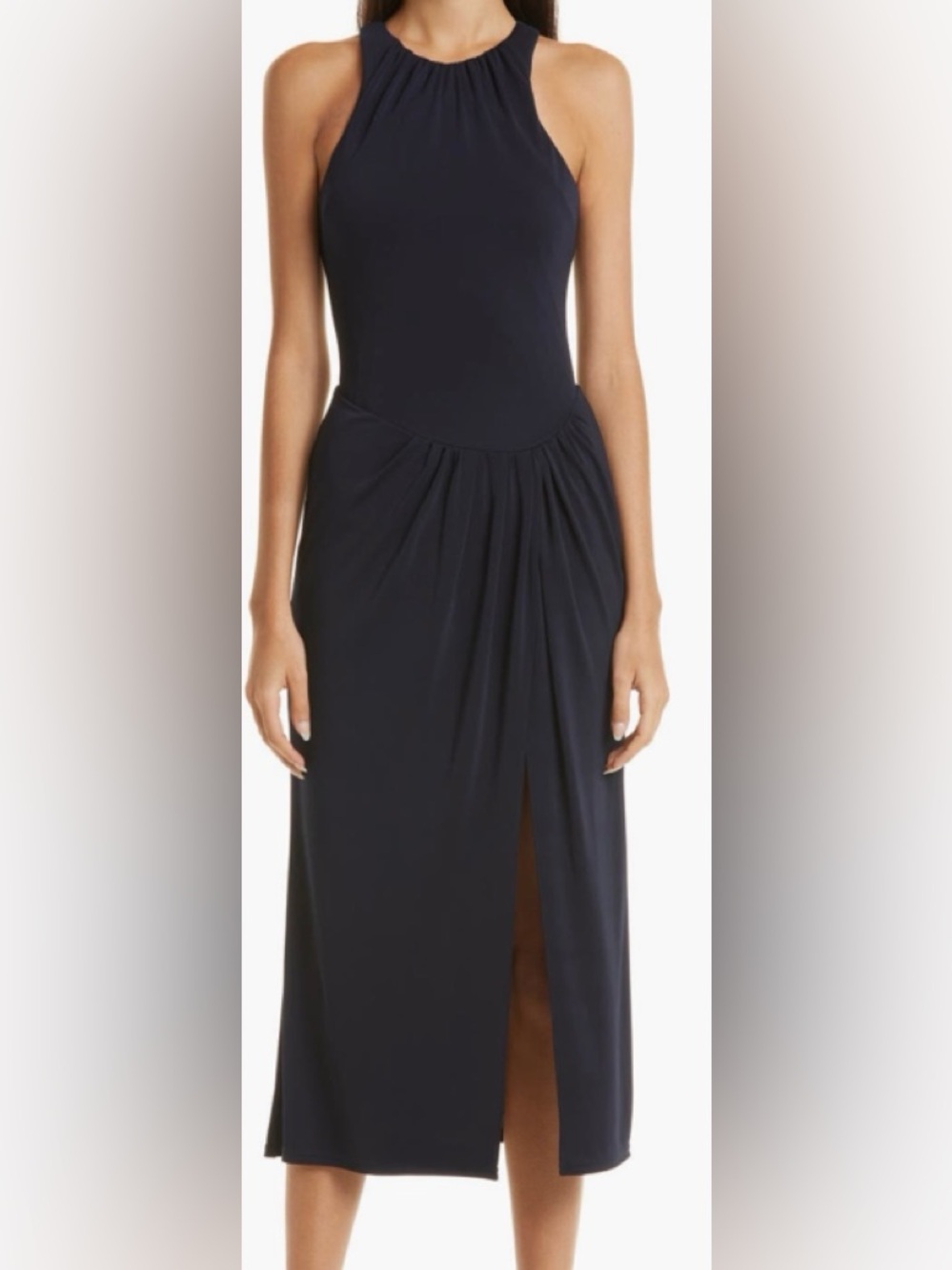 Cinq à Sept Lezlie Side Slit Jersey Dress